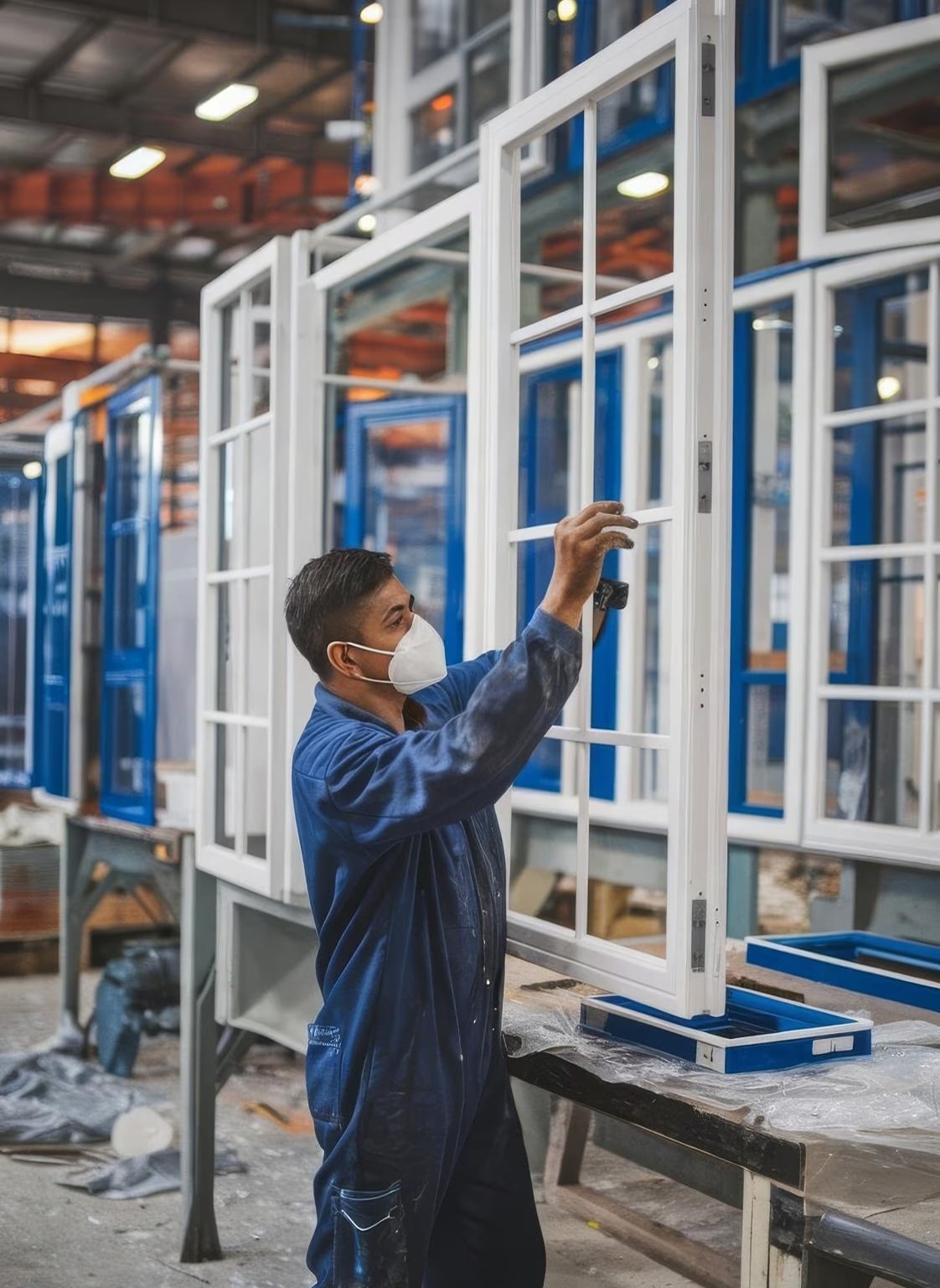 تركيب زجاج سكريت الرياض - شبابيك ألمنيوم مزدوجة العزل